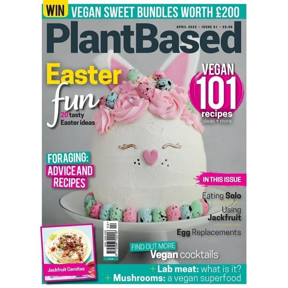 Plantbased Magazine from UK Retired Back Issue 51 Vegan Life Style April 2022